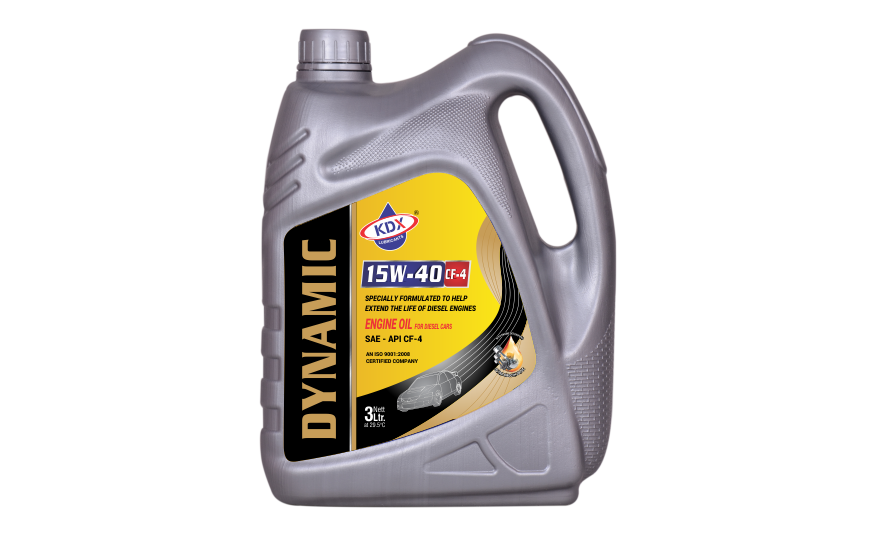 Dynamic 15w40 Diesel Engine Oil - 1 Litre, Golden Color | Excellent Start-up Performance, Improved Fuel Efficiency, Top-up For Cars, Trucks, Buses, And Tractors