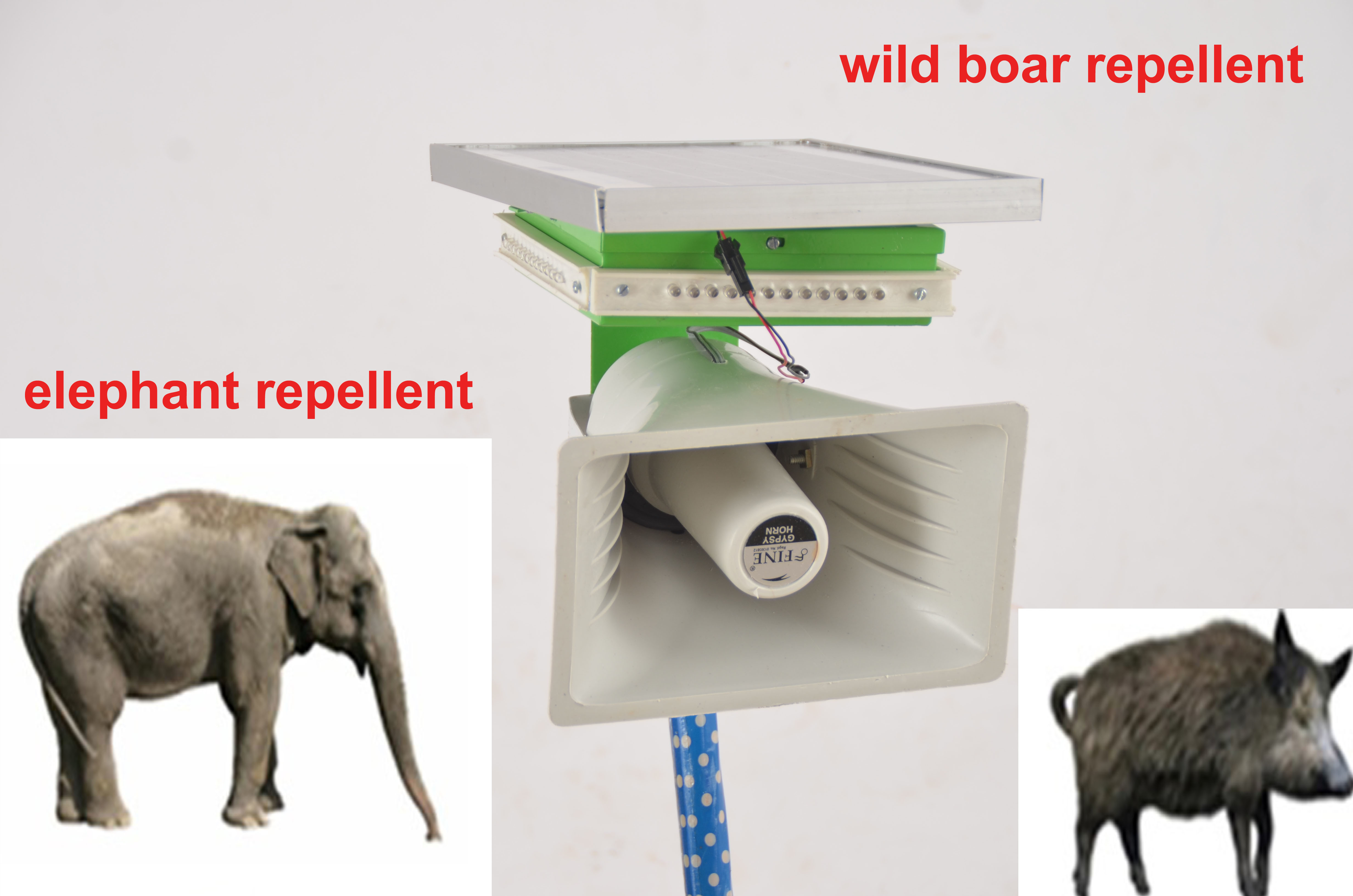 Solar Elephant Repellent Systems