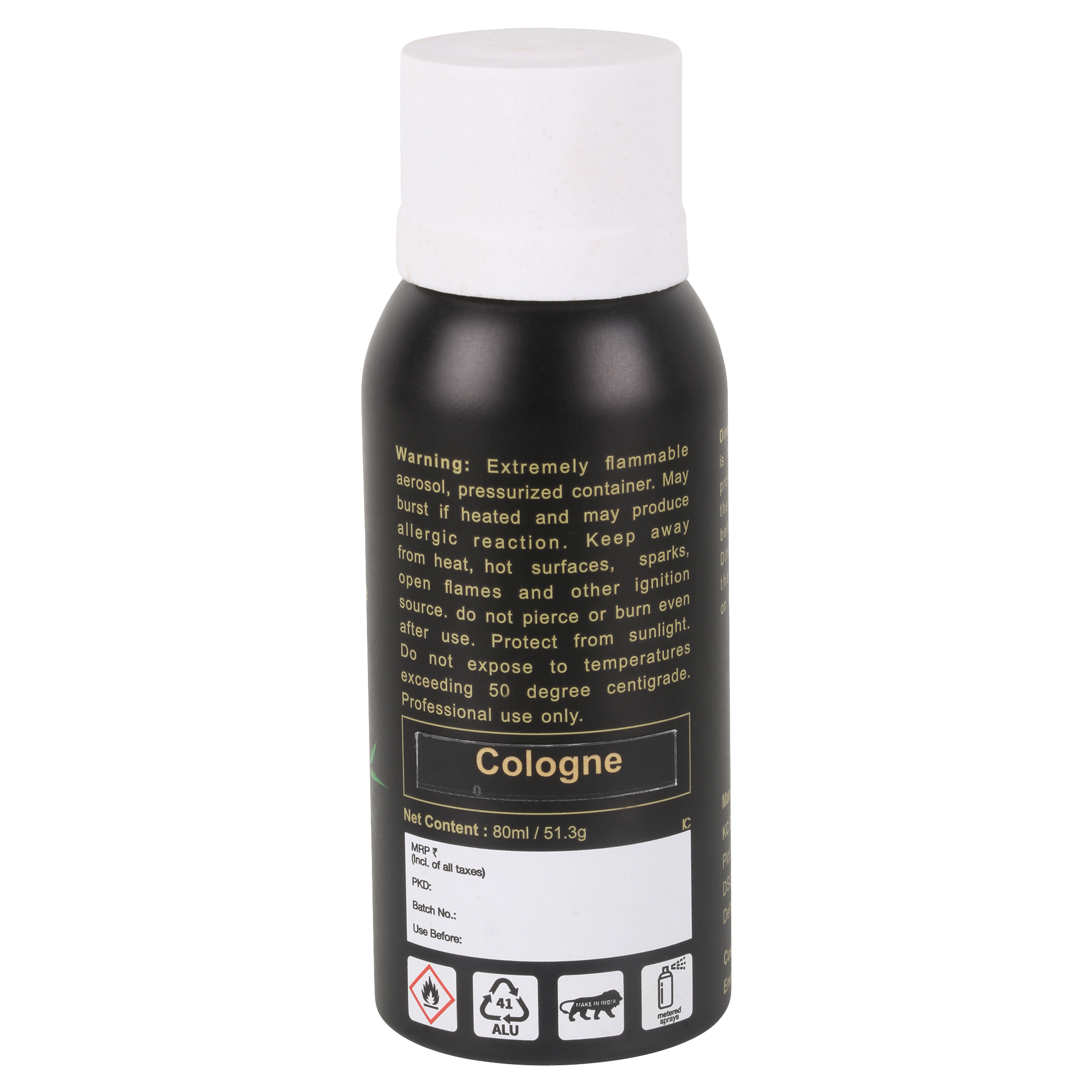 Aerosol Nanoburst Dispenser Refill - Aluminium 110ml | 20 Fragrance Options, Room Freshener, Elegant Black Finish