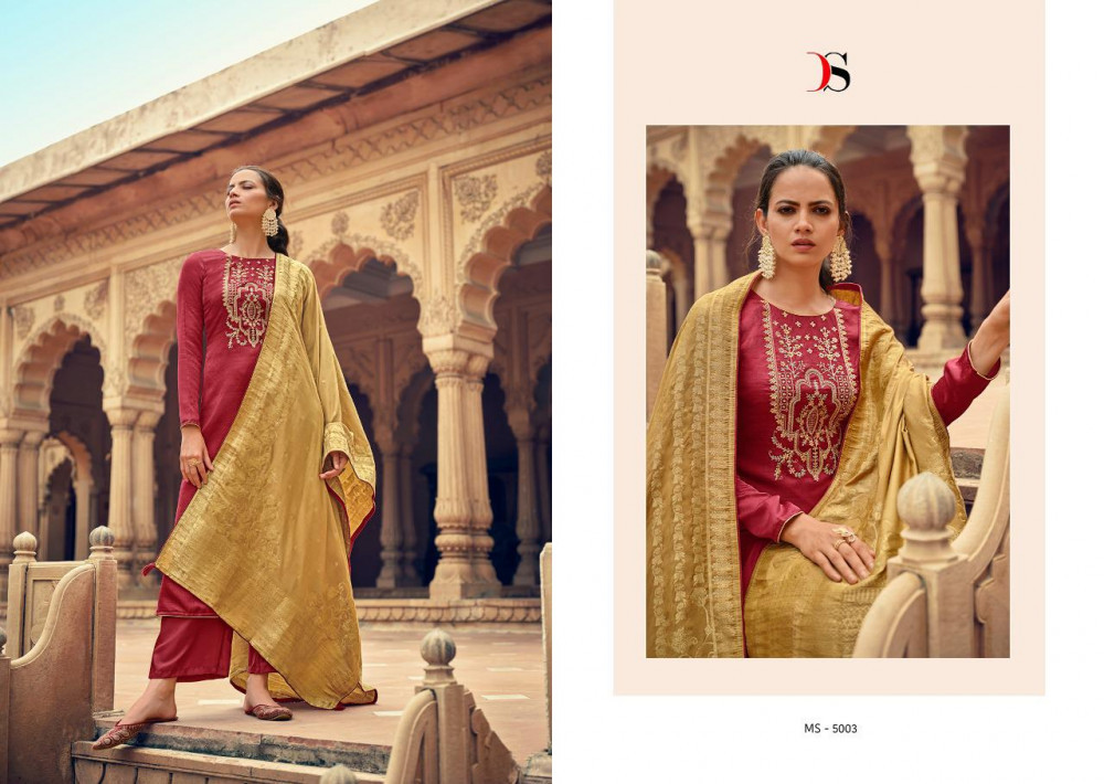Multi Color Deepsy Monalisa Vol-5 Straight Salwar Kameez Catalog