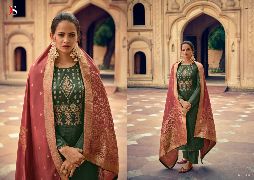 Multi Color Deepsy Monalisa Vol-5 Straight Salwar Kameez Catalog