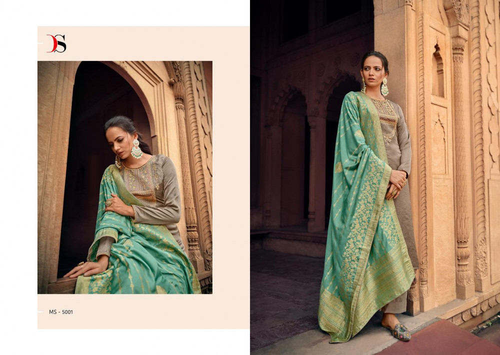 Multi Color Deepsy Monalisa Vol-5 Straight Salwar Kameez Catalog