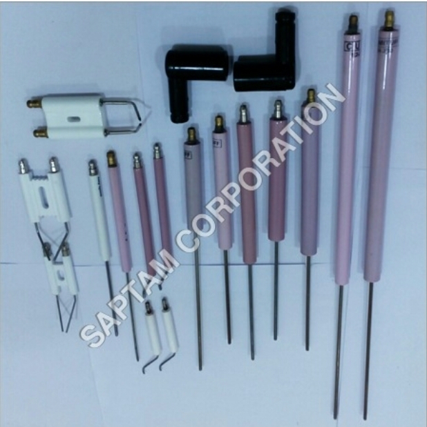 Ionisation Electrode, Ignition Electrode, Ionisation Cable For Gas - Industrial Usage, White Color | Essential For Safe Startup Of Heat Units Through Ignition Process