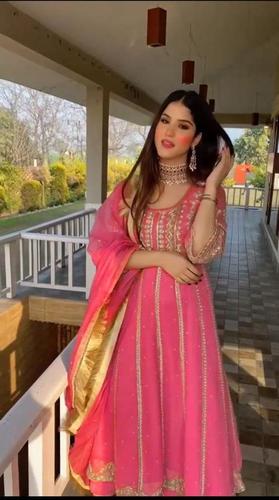 Washable New Party Wear Georgette  Gown Collection