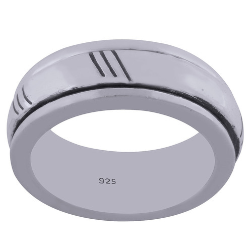 Plain Band 925 Sterling Solid Silver Handmade Ring Gender: Children