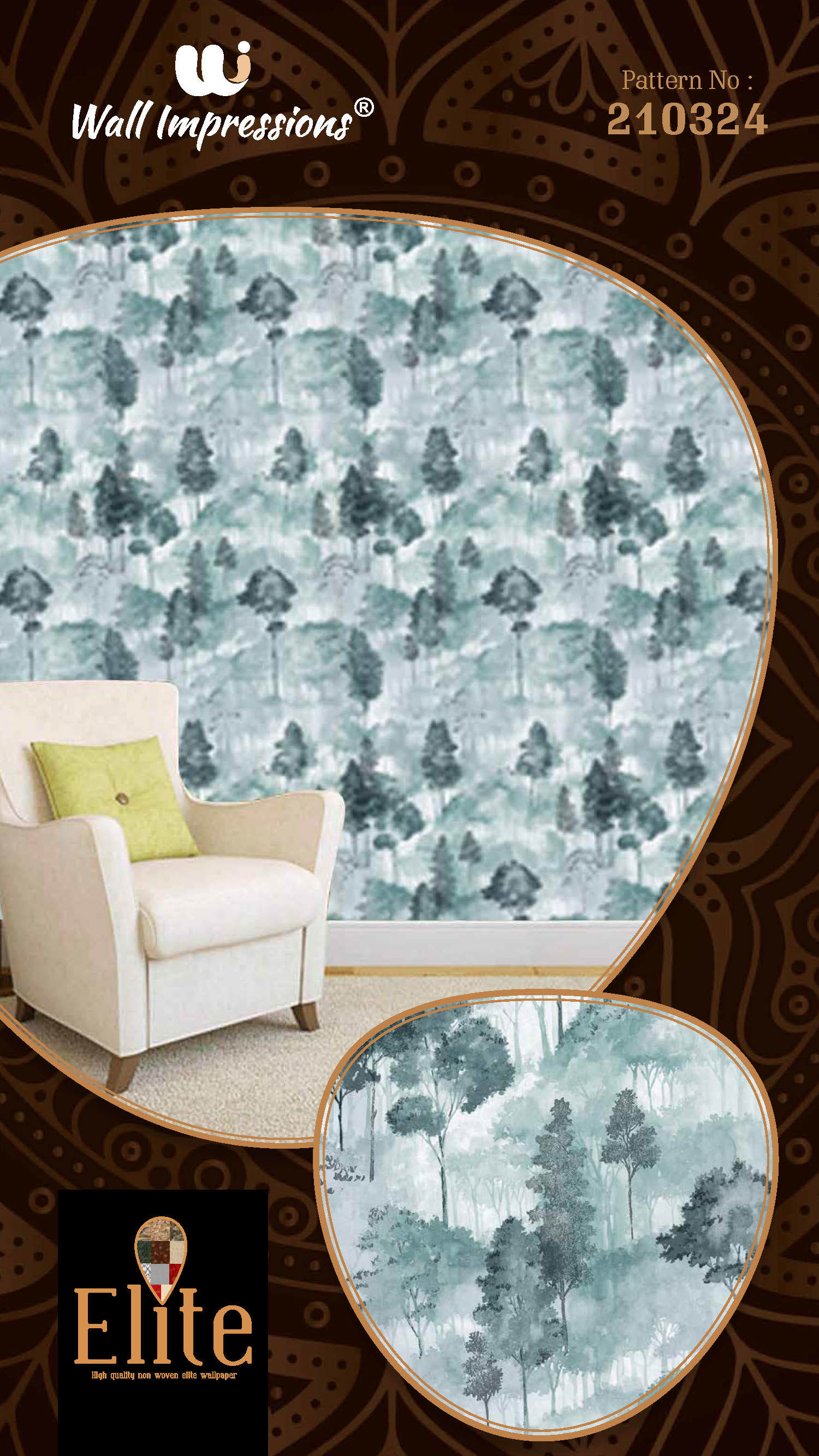 Designer Wallpaper - Material: Polyester