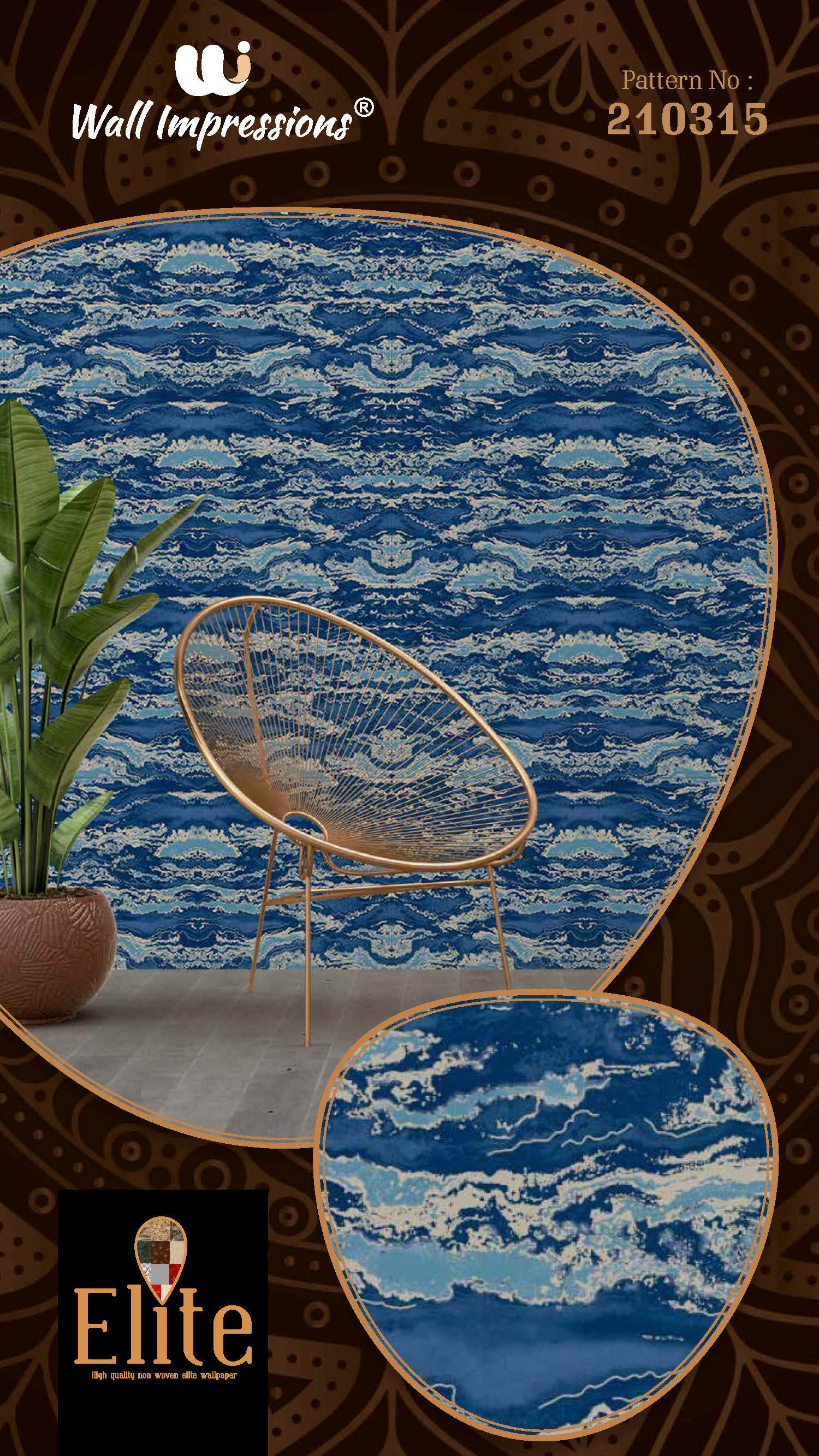Designer Wallpaper - Material: Polyester