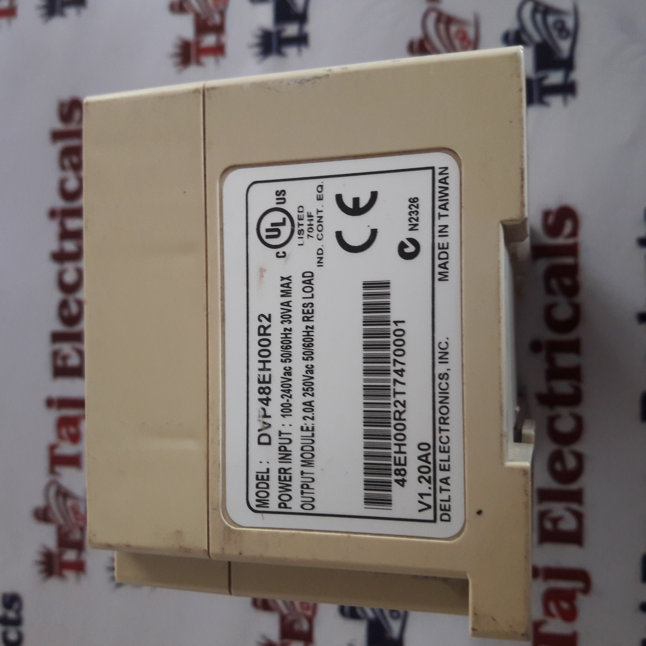 Delta Dvp48eh00r2 - 100-240v Ac, 2.0a 250v Ac | Programmable Logic, Industrial Automation, High Speed, Reliable Operation, Compact Design