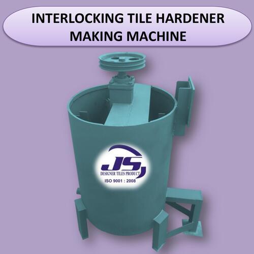Semi-Automatic Interlocking Tile Hardener Making Machine