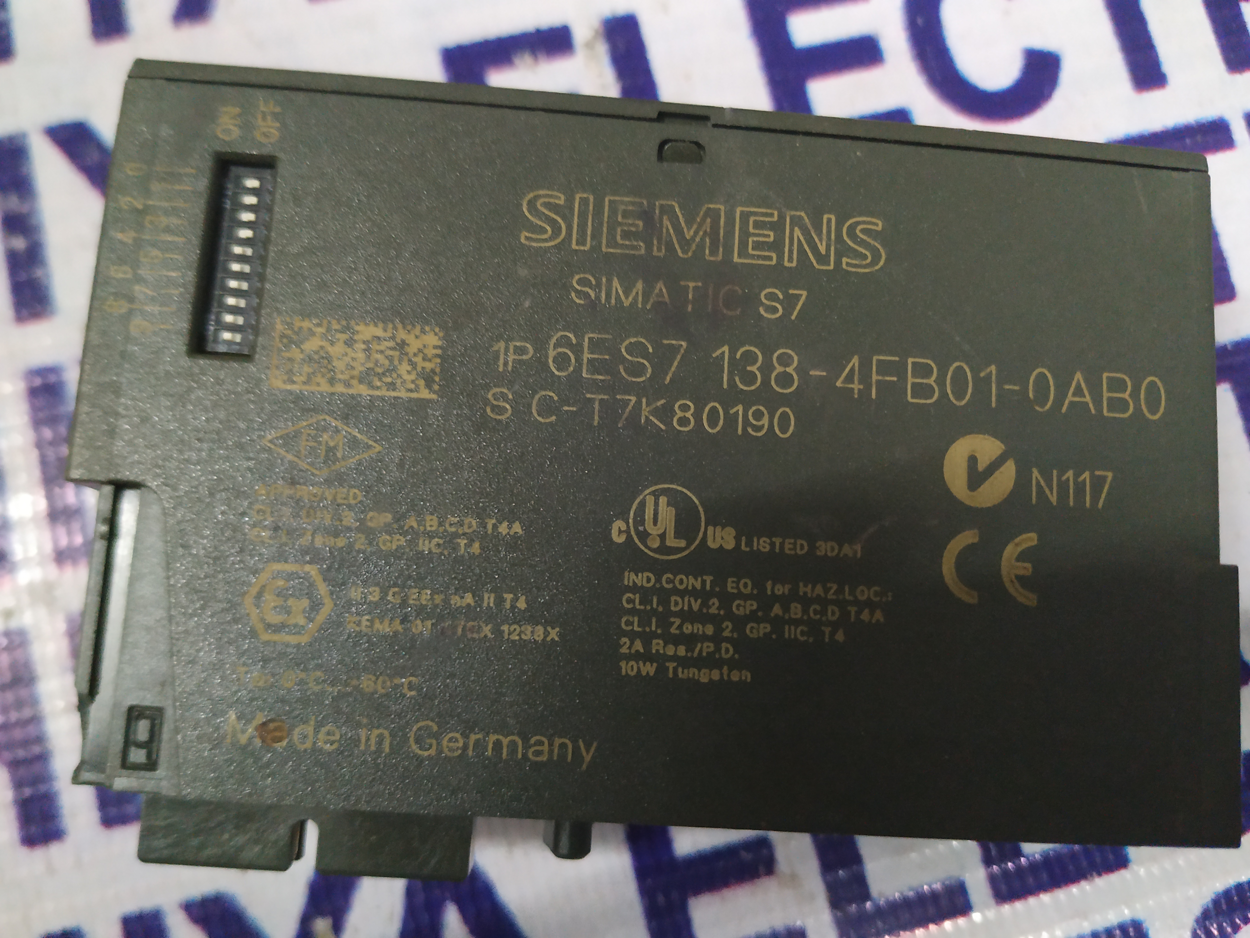 Simens I/o Module 6es7 138-4fb01-0ab0
