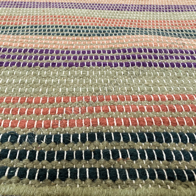 Indian Handmade Jute Hemp Decorative Rugs And Carpet Back Material: Woven Back