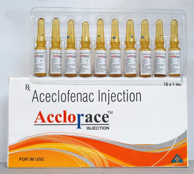 Aceclofenac Injection - 150mg Liquid Form , Pain Relief For Arthritis And Joint Discomfort