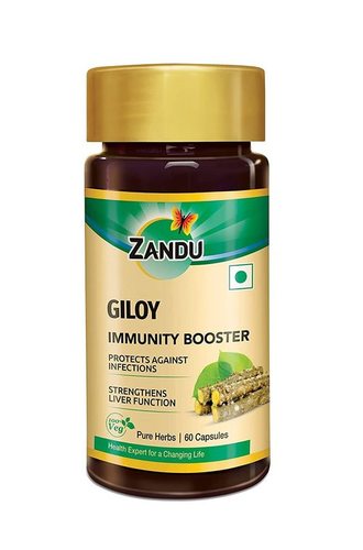 Zandu Giloy Capsules (Guduchi) - 60 Veg Capsules Age Group: Suitable For All Ages