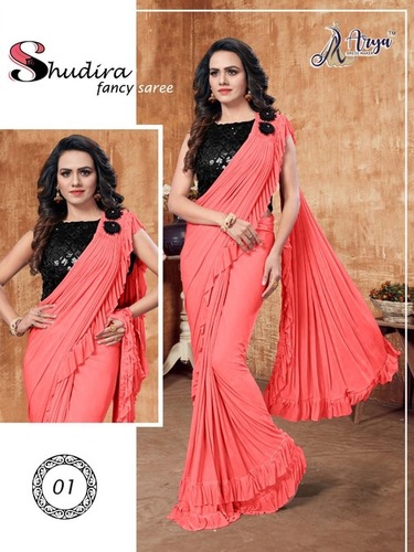 Lycra Saree Shudira Fancy Saree