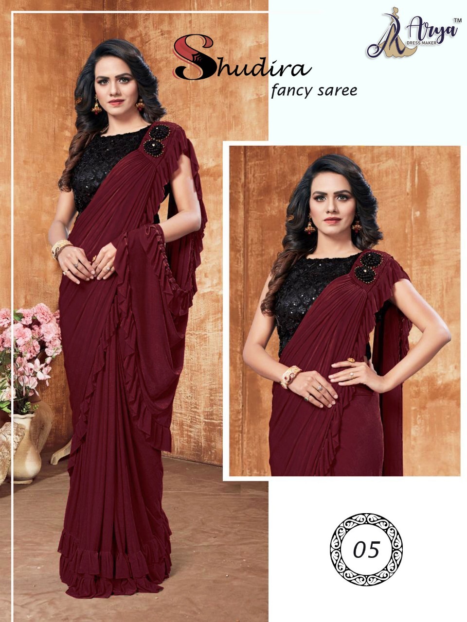 Lycra Saree Shudira Fancy Saree
