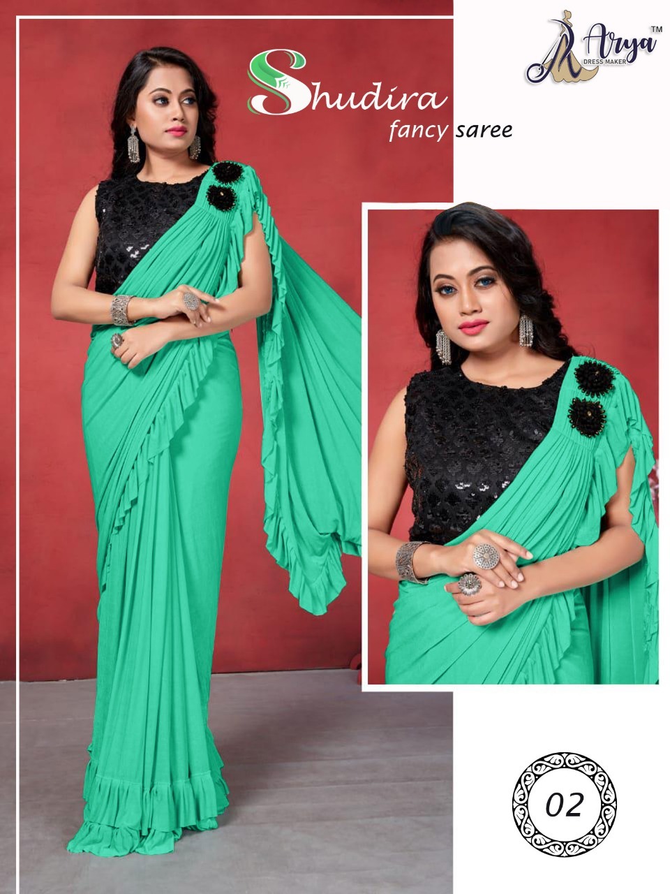 Lycra Saree Shudira Fancy Saree