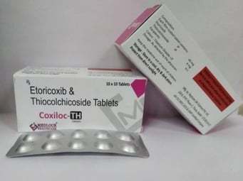 Etoricoxib + Thiocolchicoside Tablets - Dependable Pain Relief Solution | Prescribed By Doctors, Muscle Relaxation, Room Temperature Storage, Suitable For Aged Individuals