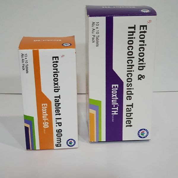 Etoricoxib + Thiocolchicoside Tablets - Dependable Pain Relief Solution | Prescribed By Doctors, Muscle Relaxation, Room Temperature Storage, Suitable For Aged Individuals