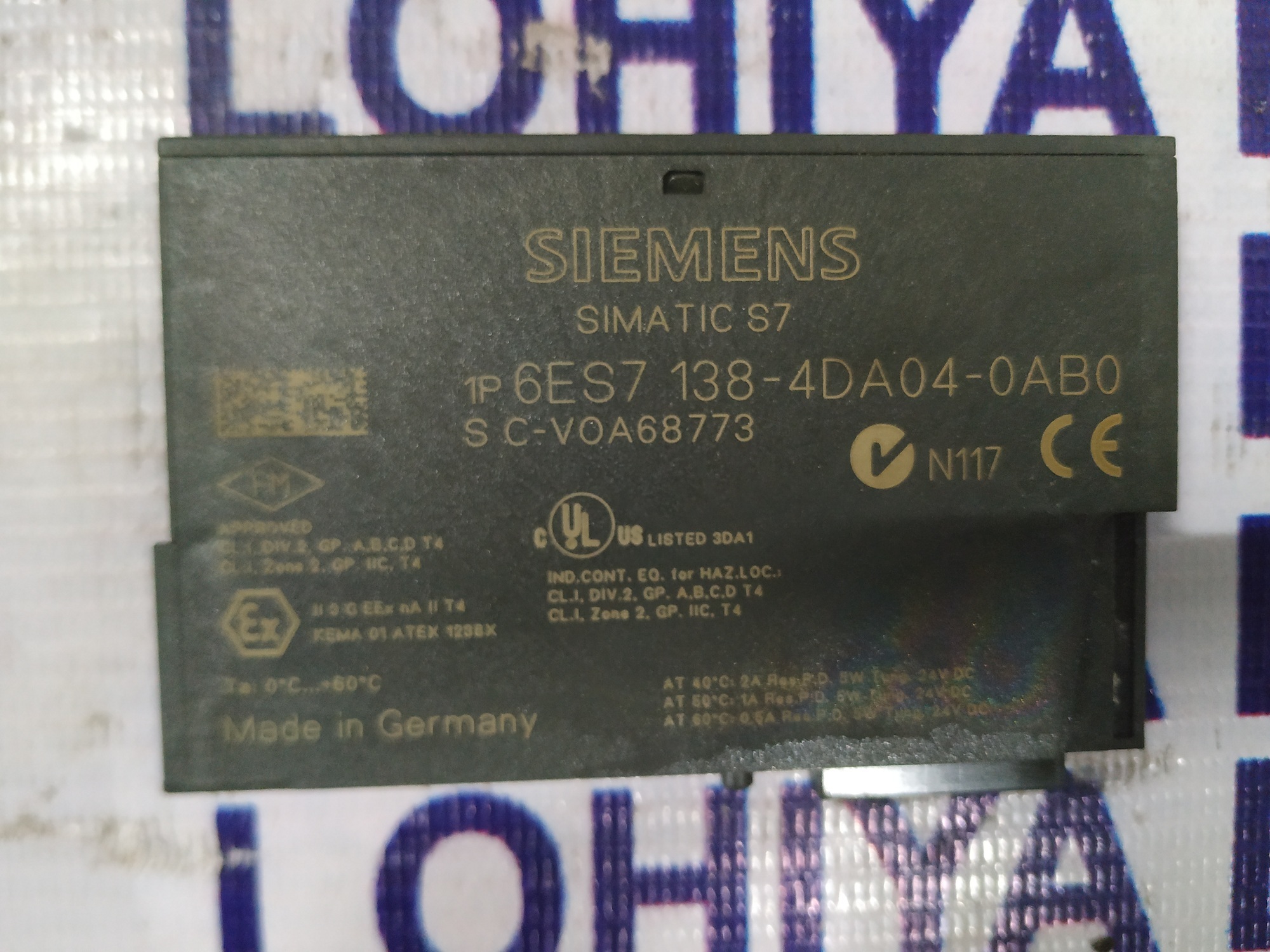 Siemens Module 6es7 138-1da04-0ab0