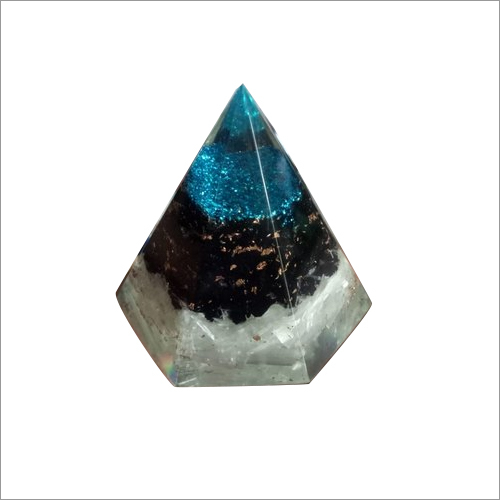 Orgone Crystal Pyramid - Premium Quality Crystal Material, Unique Energetic Healing Properties, Decorative Home Accent