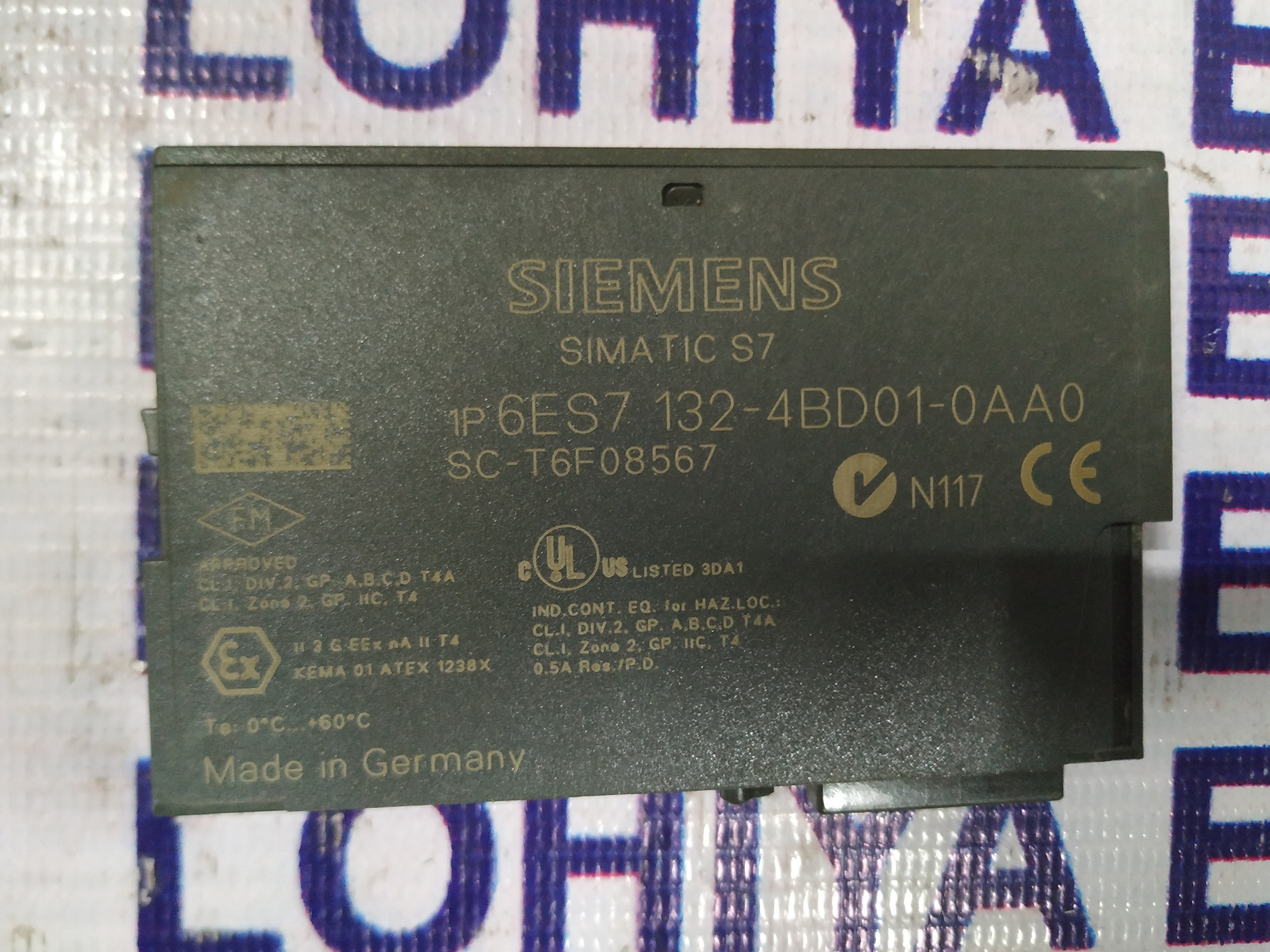 Siemens Electronic Module 6es7 132-4bd01-0aa0