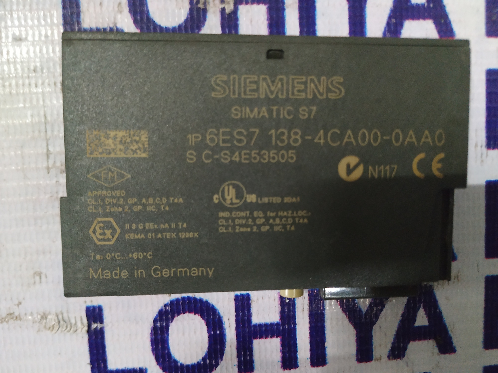 Siemens Power Module 6es7 138-4aca00-0aa0