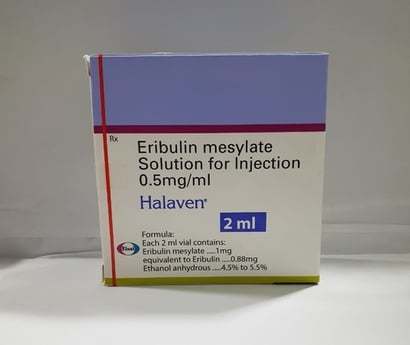 इंजेक्शन के लिए एरिबुलिन मेसाइलेट समाधान 0.5 मिलीग्राम / एमएल