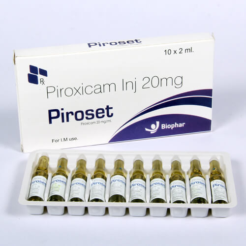 Piroxicam Injection - Liquid Formulation | Prescription For Pain Relief And Swelling, Suitable For All