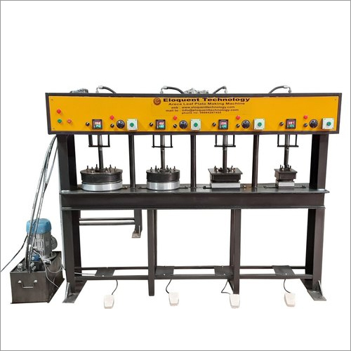Areca Leaf Plate Making Machine - Mild Steel, 5 Hp, 415 Volt | Automatic Operation, Efficient Plate Production