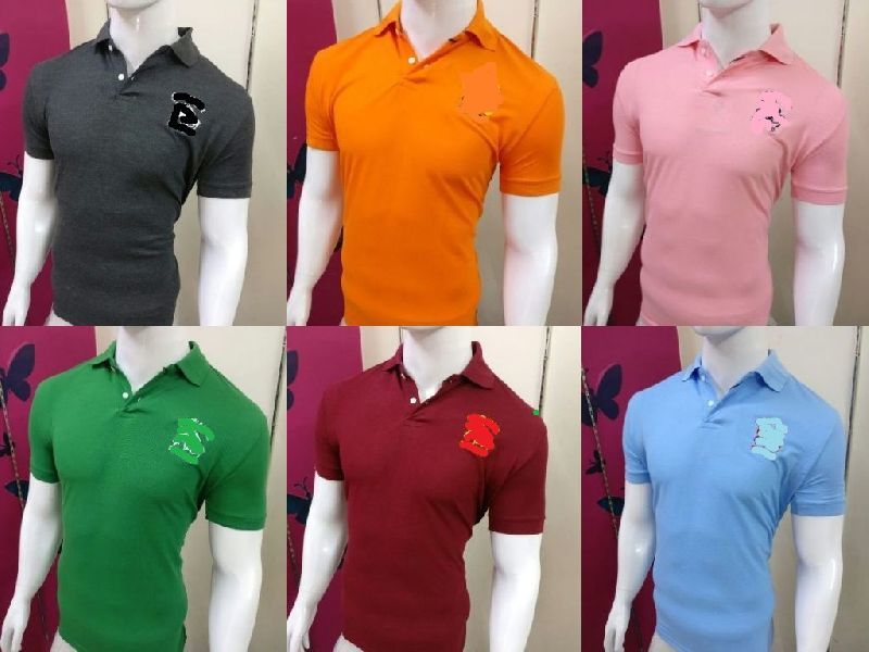 Cotton Multi Branded Mens T Shirts Fresh Stock Lot