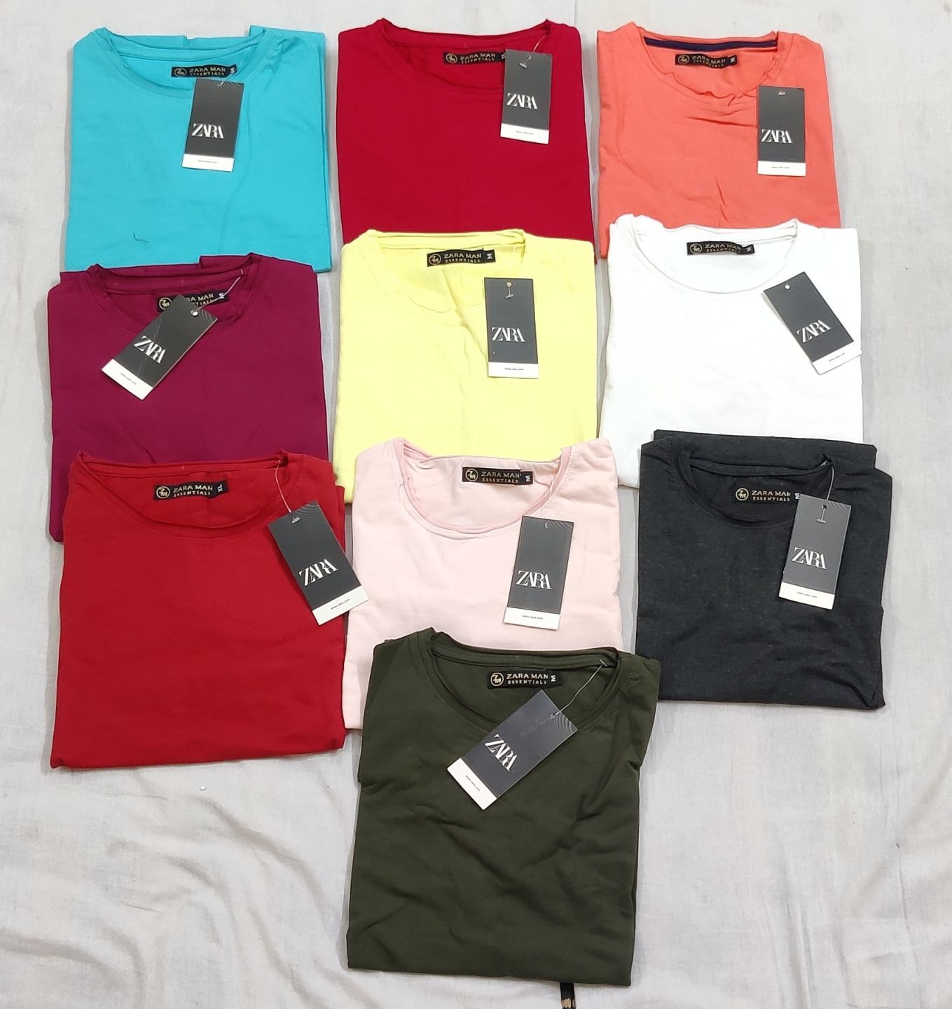 Multi Branded Mens Plain Cotton T Shirts