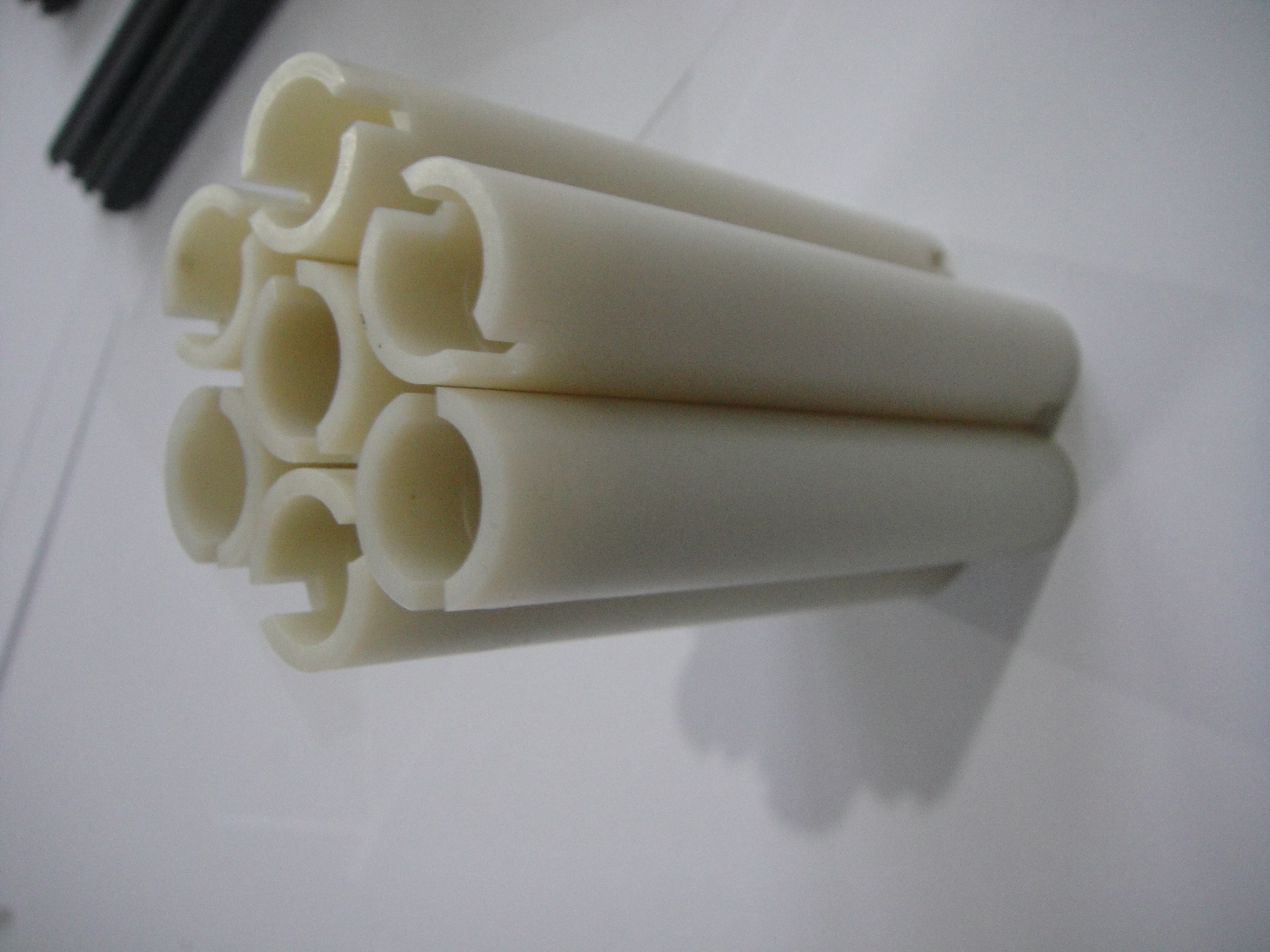 Plastic Core For Barcode Roll - Color: White