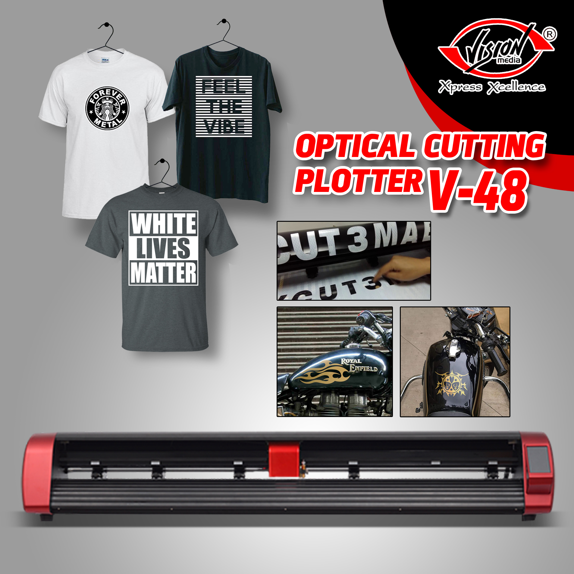 Skycut Vision Media V-48 Cutting Plotter - Capacity: 1240 Kg/day