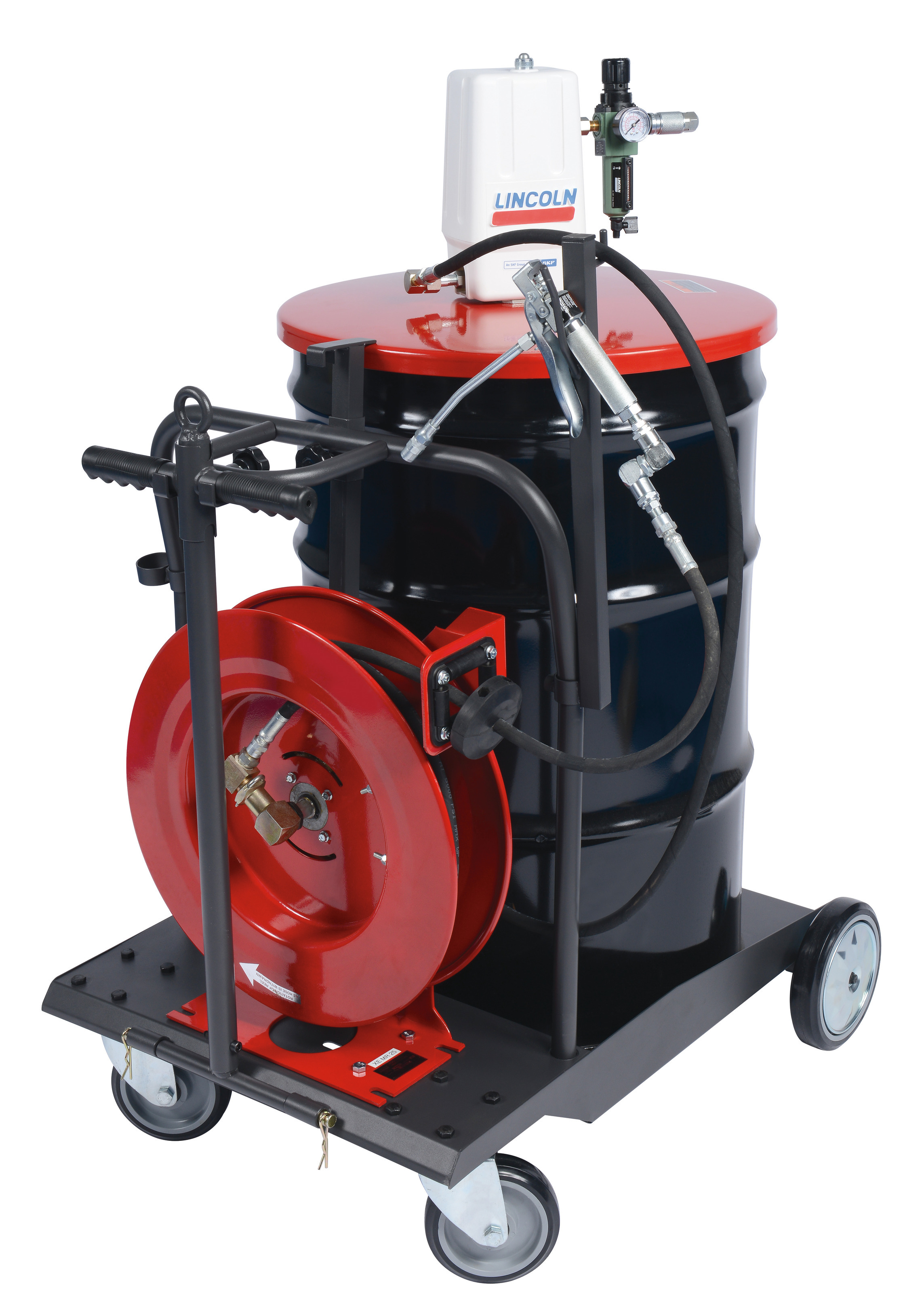 Auto Rewind Grease Hose Reel - Power Source: Electric
