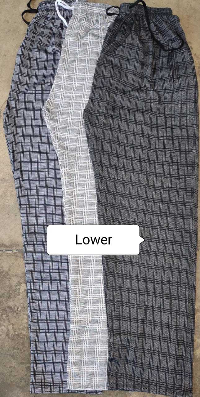 Diskat Check Lower - Durable Diskat Fabric, 40 Inches Length | Available In 6 Colors, Anti-wrinkle, Washable, Formal Dress Type With Zip Pockets
