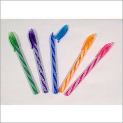 प्लास्टिक डायरेक्ट फिलिंग बॉल पेन स्पाइरल थ्री लाइन