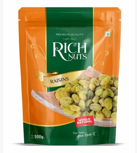 Dry Fruit Pouches - Laminated Material, Customized Size and Width, Assorted Colors - Airtight Freshness for Gifting and Everyday Snacking