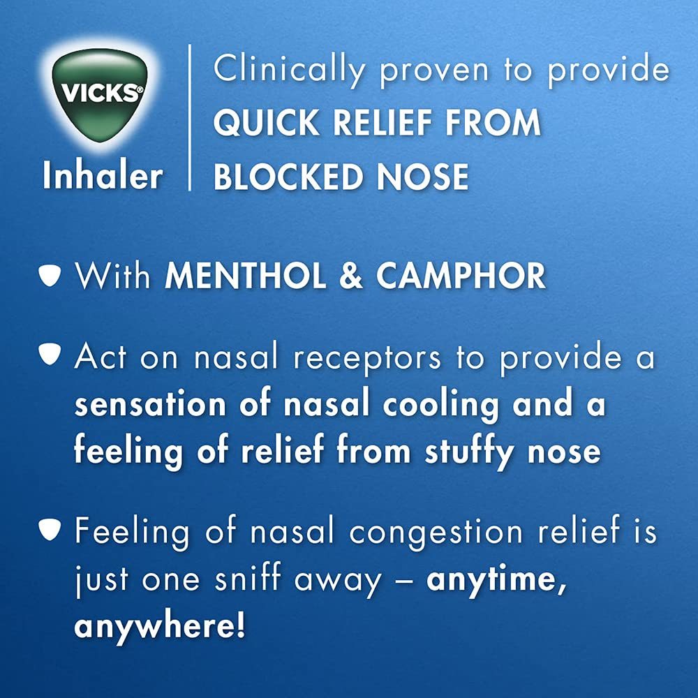 Vicks Inhaler Keychain - 0.5 Ml Age Group: Suitable For All Ages