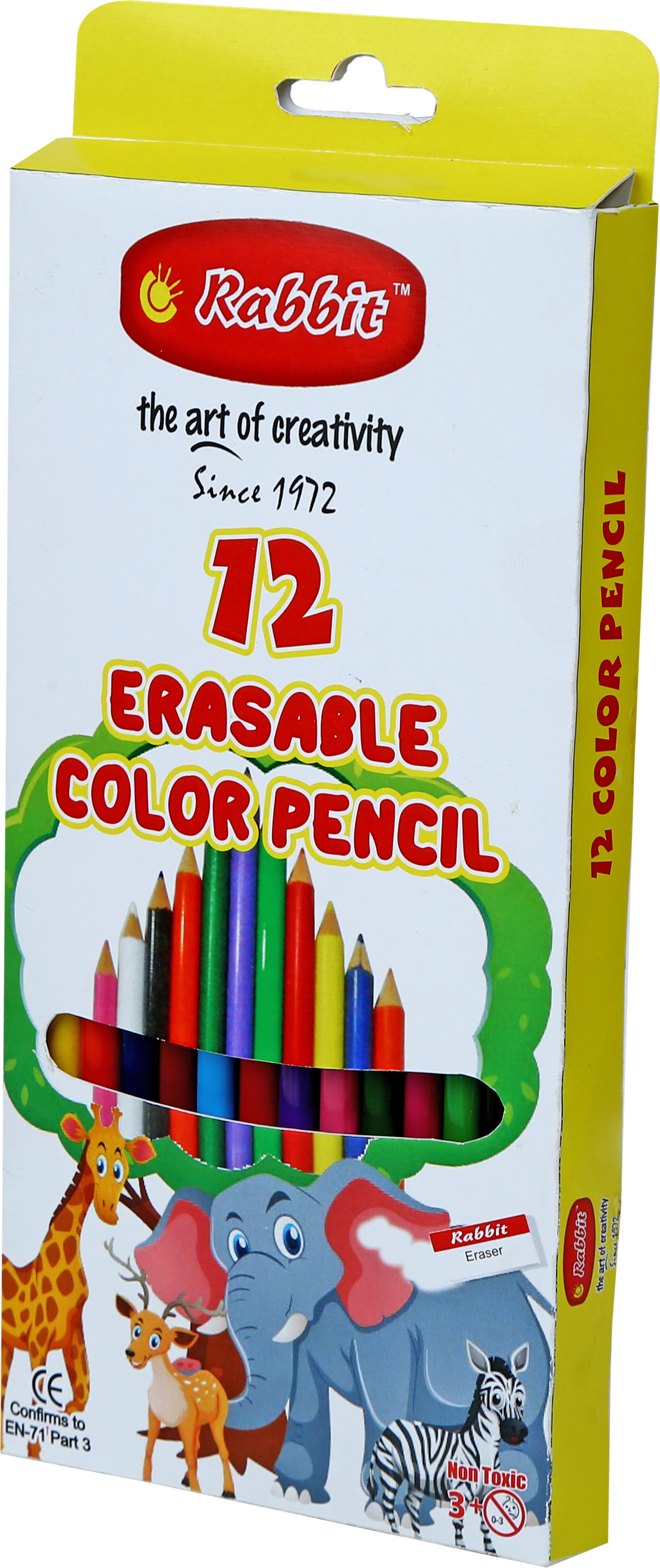 12 Erasable Color Pencil Fs