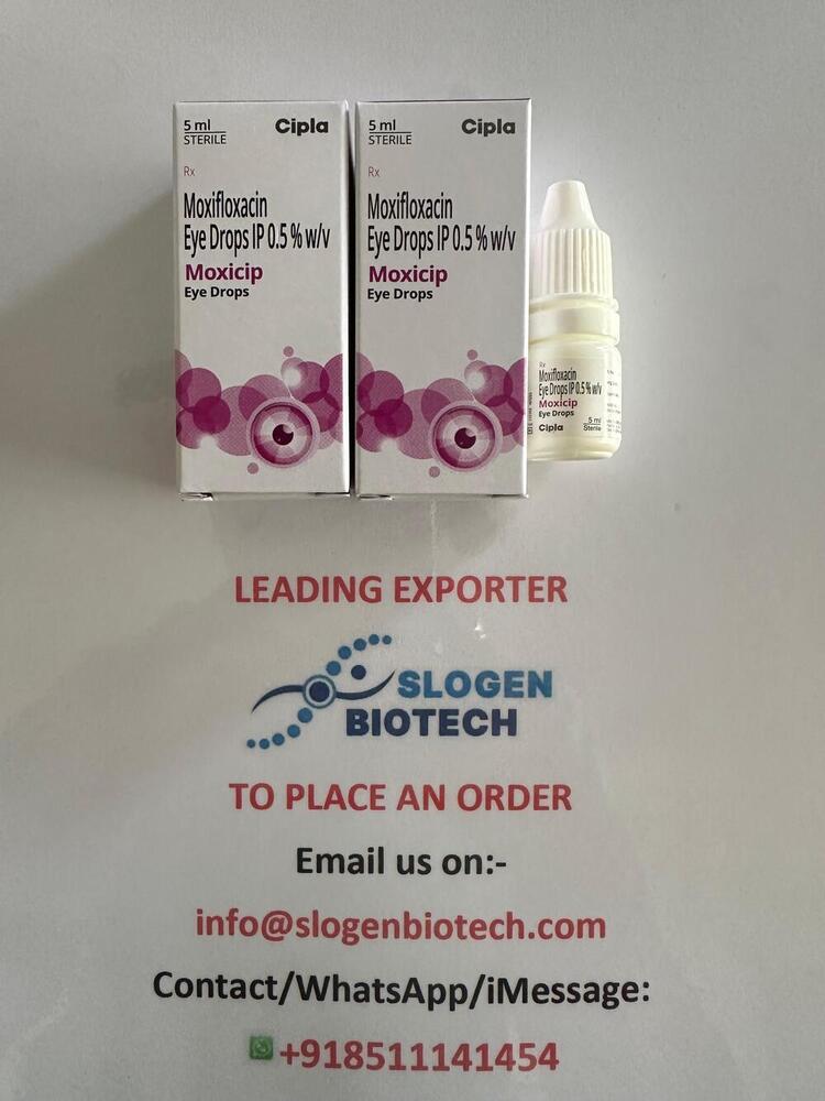 मोक्सीफ्लोक्सासिन आई ड्रॉप आयु समूह: वयस्क
