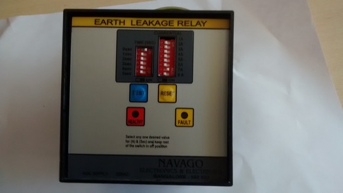 Earth Leakage Relay Operate Time: As Per Requirement Seconds