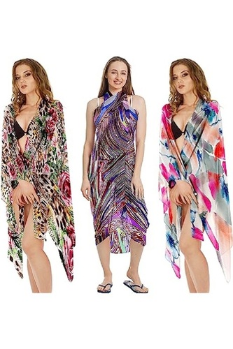 मल्टी कलर होलसेल डिजिटल प्रिंटेड बीच पेरेस मैन्युफैक्चरर्स