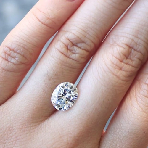 Round Oval Brilliant Cut Excellent Loose Moissanite Gemstone