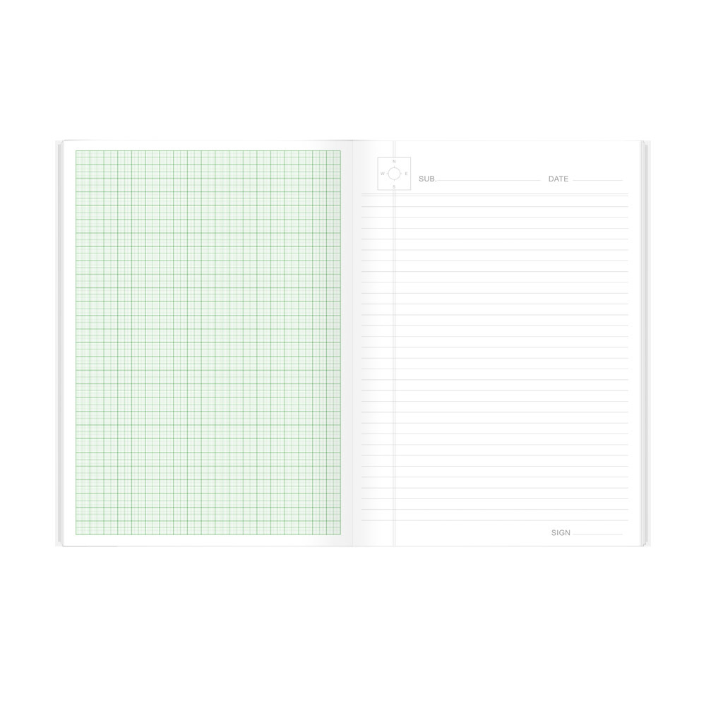 Graph Book - Small 28 Pages Center Pinning