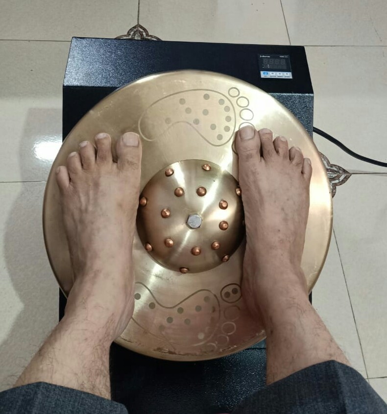 Kansya Thali Foot Massage