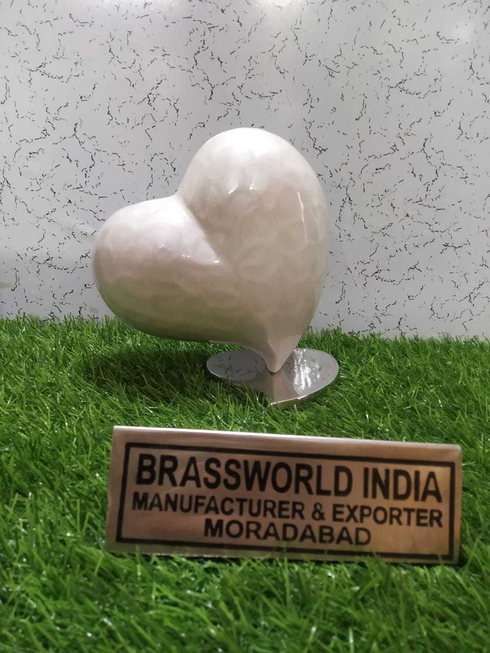 Purple Heart With Beautiful Flower Engraved Funeral Supplies