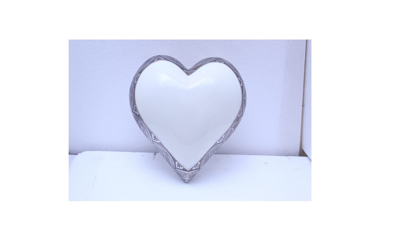 Black Brass Heart Keepsake Urn