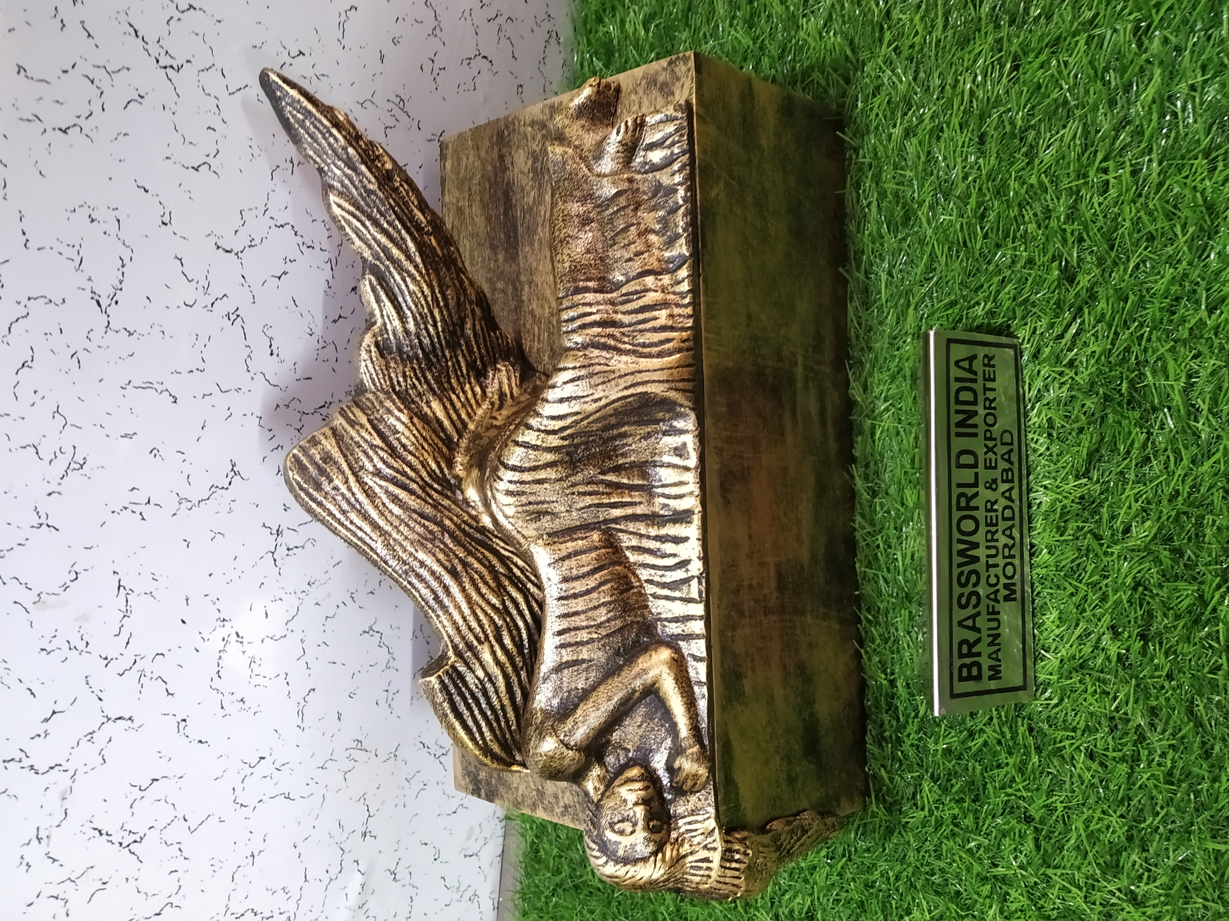 Brass Angel Box Cremation Urn Funeral Supplies
