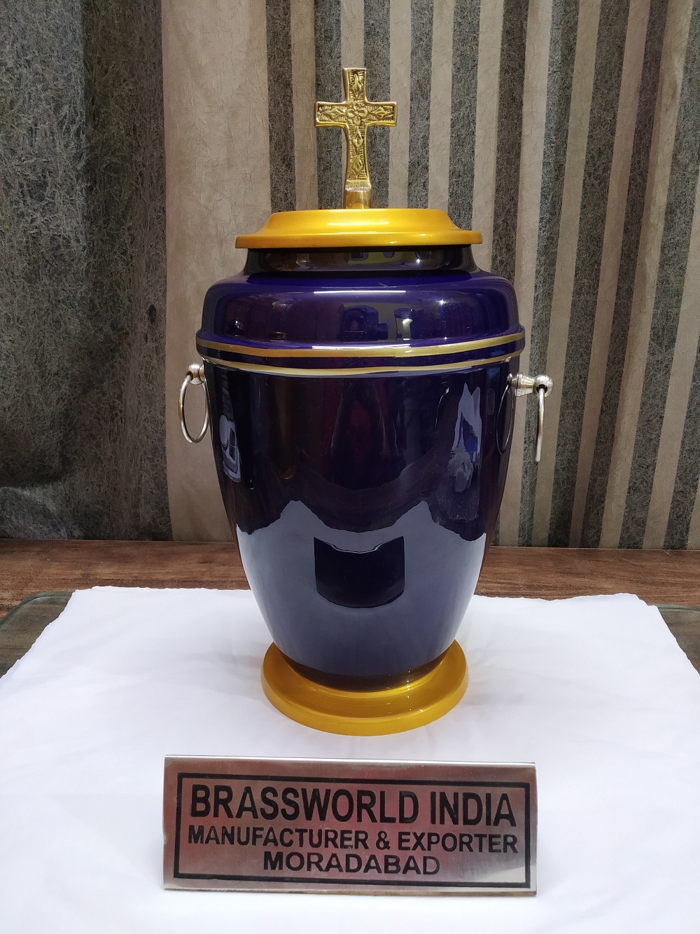 Multicolour Of Iron Cremation Urn Funeral Supplies