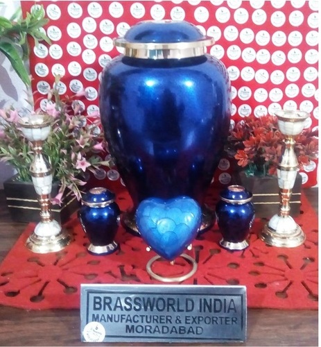 रॉयल ब्लू श्मशान कलश अंतिम संस्कार की आपूर्ति